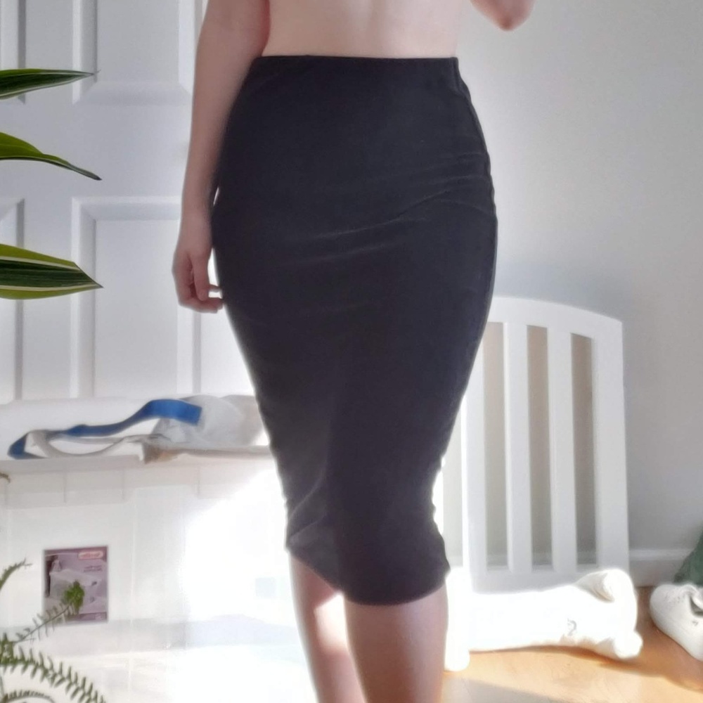 Black Midi Skirt
